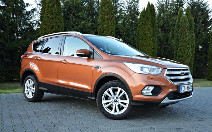 Ford Kuga cena 73900 przebieg: 86000, rok produkcji 2017 z Chodzież małe 781